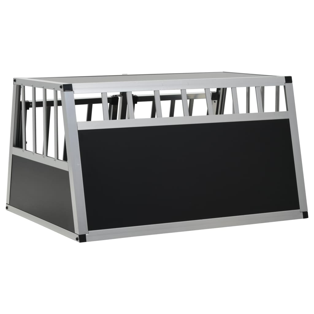 NNEVL Dog Cage with Double Door 89x69x50 cm