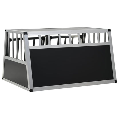 NNEVL Dog Cage with Double Door 89x69x50 cm