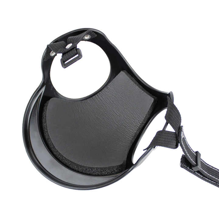 NNEDSZ Size M Black Pet Safety Helmet - Stylish Protective Headgear for Dogs